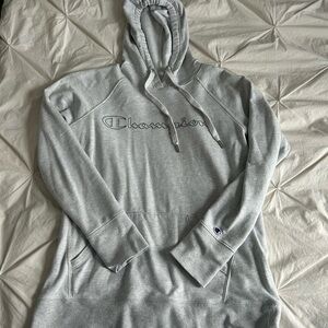 Women’s Grey  Champion Hoodie